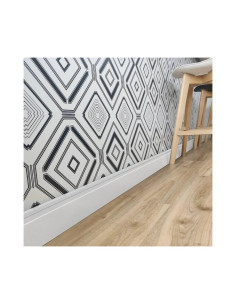 Zocalo Reforma Line 120mm x 20mm x 2,44m Blanco Mate 2
